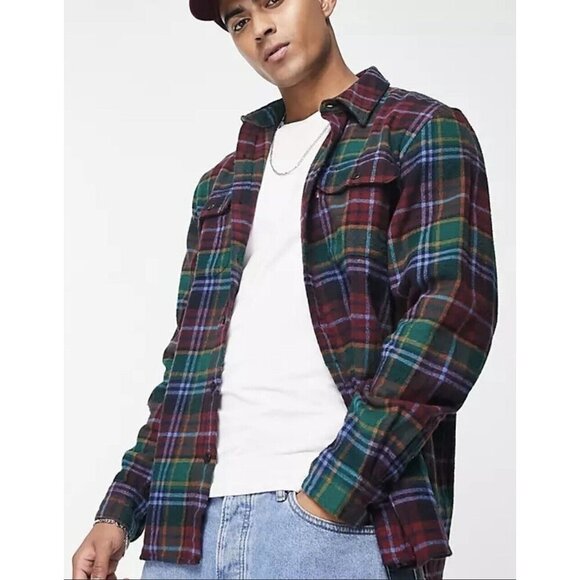 Levi's Men’s Plaid Shirt flannel Multicolor Tab Long Sleeves Soft Size S - Picture 1 of 8